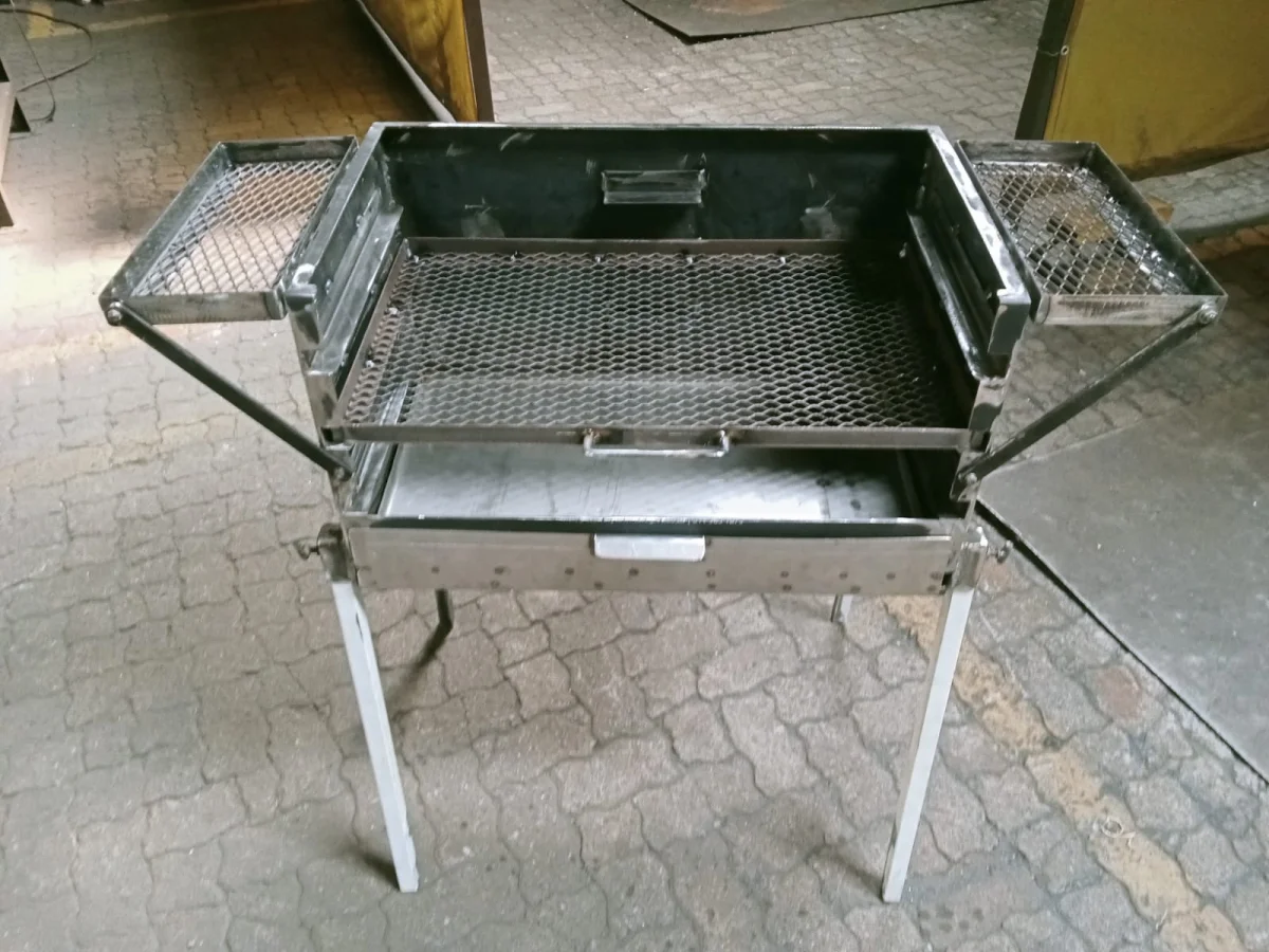 Custom steel braai built by I do all handyman work